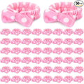 50 Pcs Pink Spa Headband Bulk Spa Sleepover Party Supplies by Wavyknot