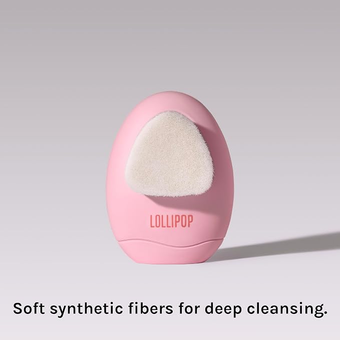 LOLLIPOP Dual-Sided Facial Cleansing Brush | Palm Size Silicone Face Exfoliator - Image 5