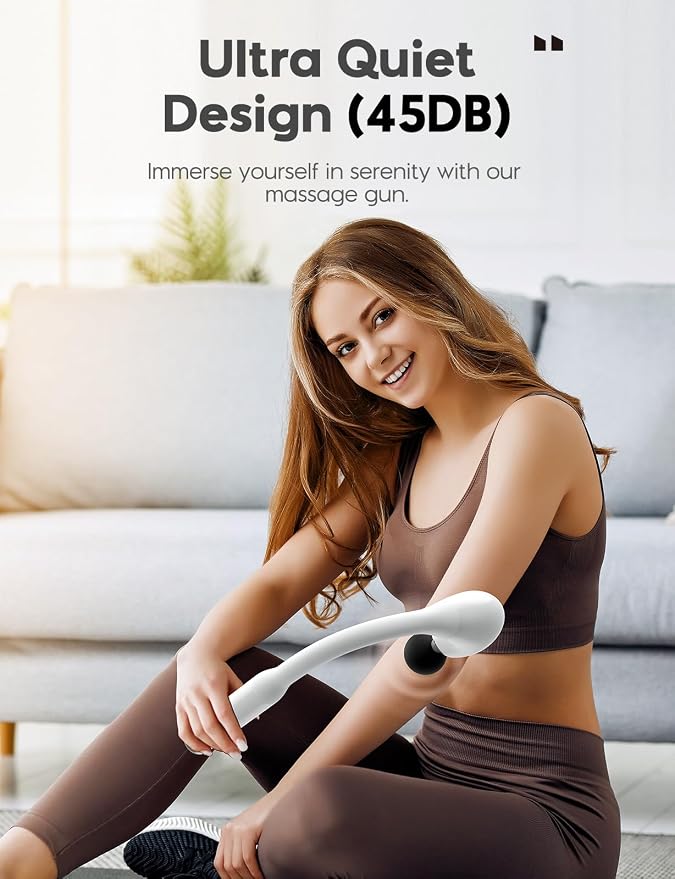 FVZ White Percussion Massage Gun - Image 5