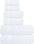 Elvana Home Ultra Soft 6 Pack Cotton Towel Set, Contains 2 Bath Towels 28x55 by Unknown