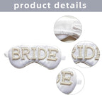Bride Eye Mask, Pearl Bridal Shower Gifts to Adjust Night Sleep, Sleeping Maskes - Image 3