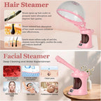 Hair Steamer, 2-in-1 Hair and Facial Steamer - Image 4