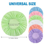 6 PCS Shower Caps for Women, Double Side Waterproof Shower Cap, Reusable - Image 3