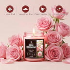 Fresh Cut Roses Odor Eliminating Candle, Romantic Floral Scent - Image 6