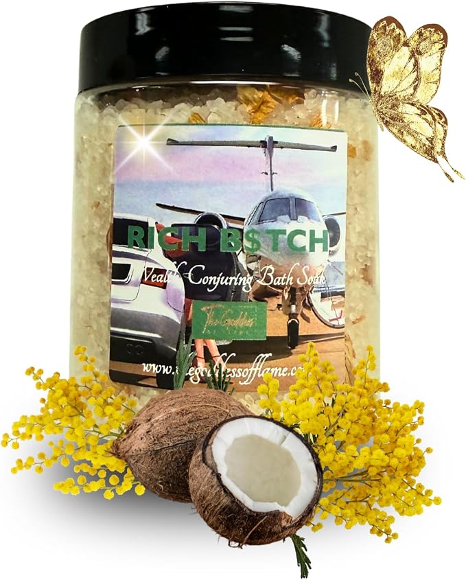 Rich B$tch Bath Salts – Dead Sea Salt Bath Soak by TheGoddessofFlame