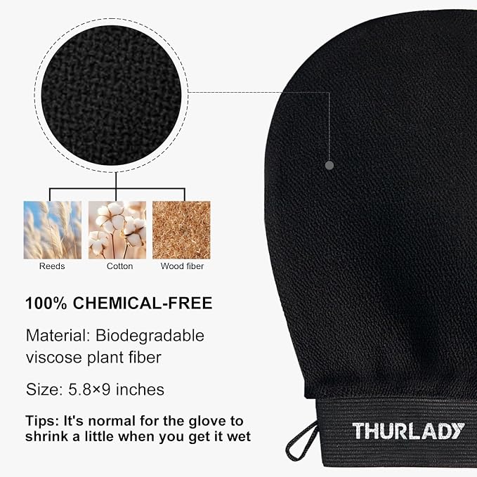 Exfoliating Glove, Korean Exfoliating Mitt Body Scrubber, Viscose Fiber Bath - Image 7