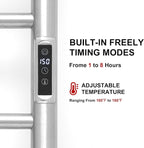 Electric Towel Warmer Rack, Heating Towel Warmer, Timer & Temperature Control - Image 3