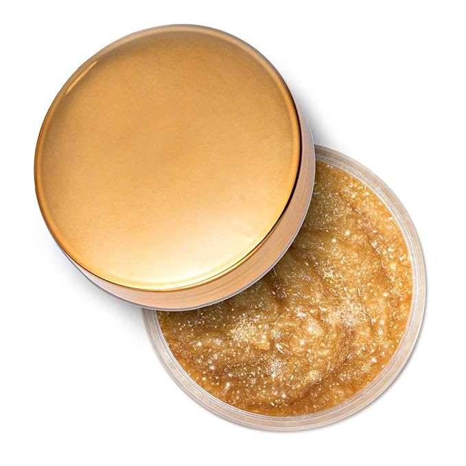 24K Gold Body Scrub, Natural Exfoliating Face Sugar Scrub - Image 8