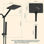 High Pressure Rain Shower Head - Image 7