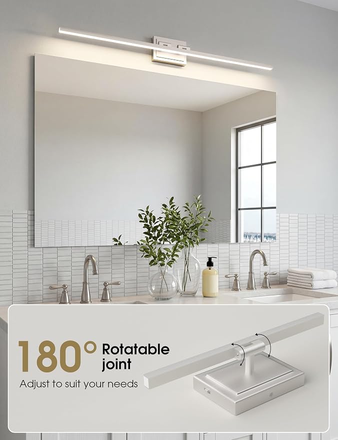 VOLISUN Modern Bathroom Vanity Light 39.4 inch, 24W Dimmable 5CCT Led Bathroom - Image 5