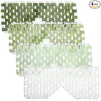 Coume 4 Pcs Jade Eye Mask Reusable Sage Green Facial Cooling Mask by Surlontye