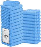 Hand Towels Light Blue Economy Salon Towels by STFLinen