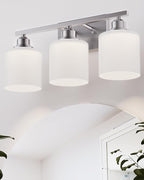 Sailstar Bathroom Light Fixtures Over Mirror, 3-Light Vanity Lights Brushed by Sailstar