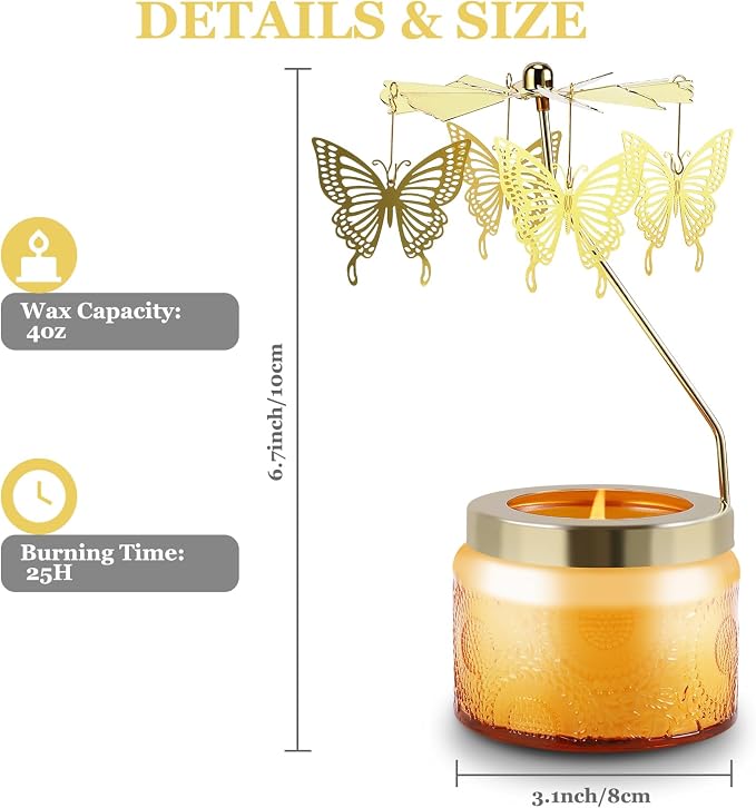 Rotatable Candle, Valentine's Day Gift - Image 5