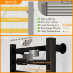 ENZE Smart Heated Towel Rack, 9-Bar Wall-Mounted Electric Towel Warmer 230W - Image 6