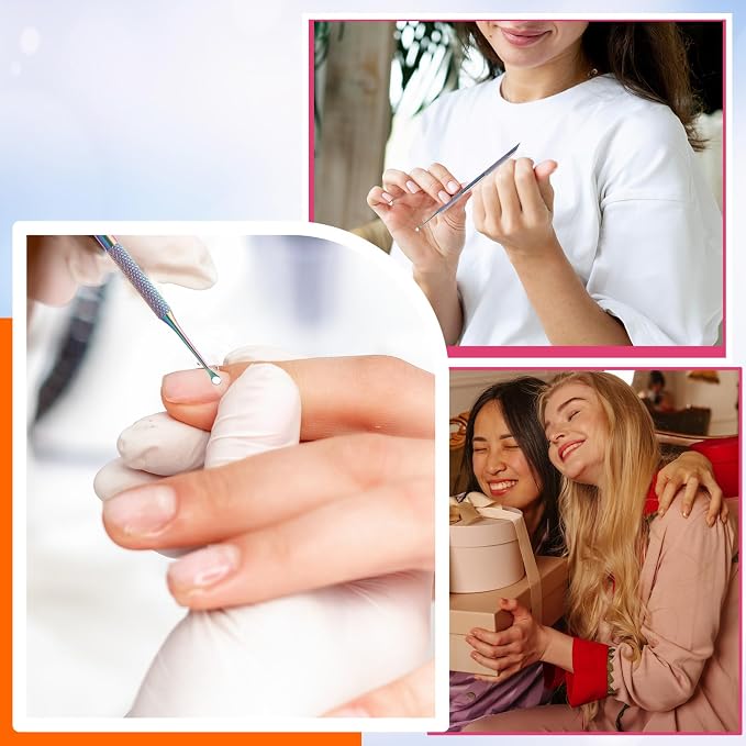 Cuticle Pusher, Dual Ended Nail Cuticle Remover - Image 8