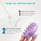 HEETA Scalp Massager 2 Pack for Hair Growth, Soft Silicone Bristles to Remove - Image 6