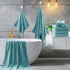 8 Piece Bath Towel Set-2 Oversized Bath Sheets, 2 Hand Towels, 4 - Image 5