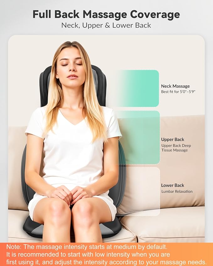 Snailax Shiatsu Neck and Back Massager - Image 3