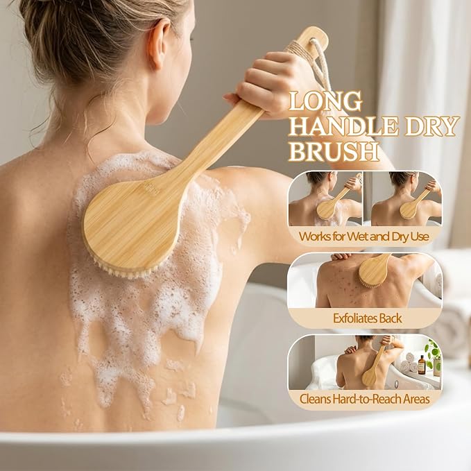 5 Packs Dry Brushing Body Brush Set - Image 6