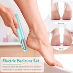 Electric Callus Remover for Feet, Professional Pedicure Kit Foot Scrubber for - Image 3