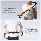 LiBa Trigger Point Massage Tool, Detachable Back Neck Shoulder Massager - Image 5
