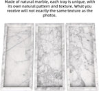 Marble Bathroom Vanity Tray, Natural Luxury Vanity Home Kitchen Bathroom Table - Image 4