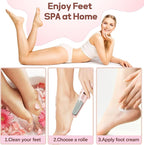 Callus Remover for Feet, ZABOUL Electric Foot Callus Remover Rechargeable - Image 5