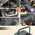 Collapsible Foot Spa Bath with Heat and Massage, Motorized Shiatsu Foot - Image 7