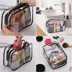 Tbestmax 10 Pcs Clear Cosmetic Bags Small Makeup Bags Portable Waterproof - Image 7