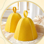 JaGely Sauna Hat for Men Women Sauna Hat Vaporarium Cap Russian Banya Cap for - Image 5