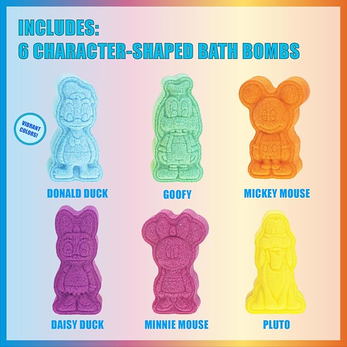 Mickey Minnie and Friends Bubblegum Scented Bath Bombs - Image 2
