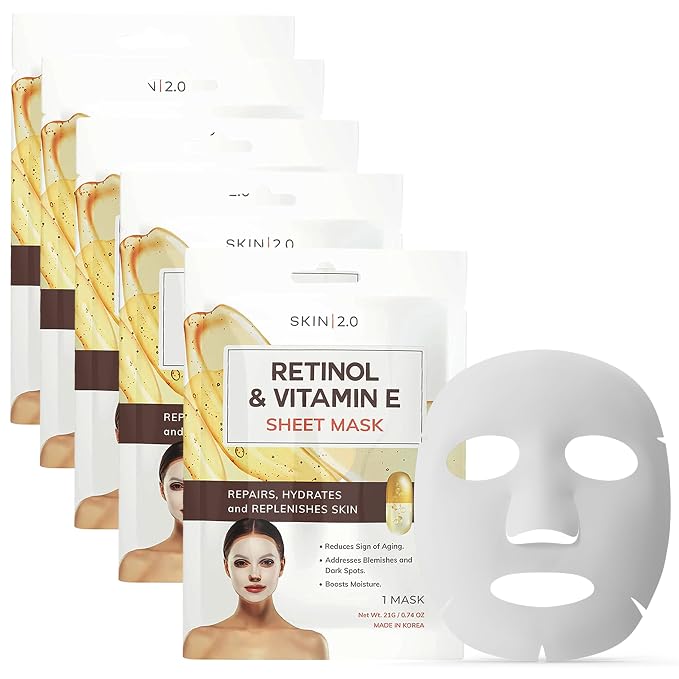 Skin 2.0 Retinol & Vitamin E Sheet Mask by Skin20