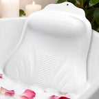 Bath Pillow for Tub, Adjustable Silicone Bathtub Pillows for Head and Neck by Cryoka
