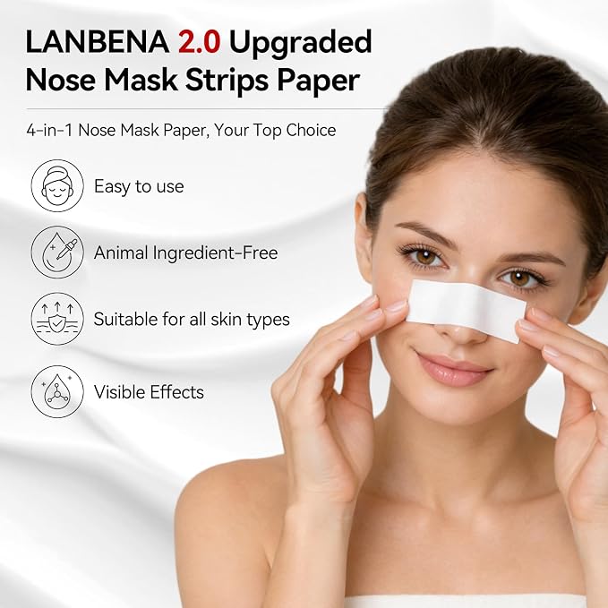 LANBENA 120 Pcs Nose Mask Strips Paper, Compatible - Image 3