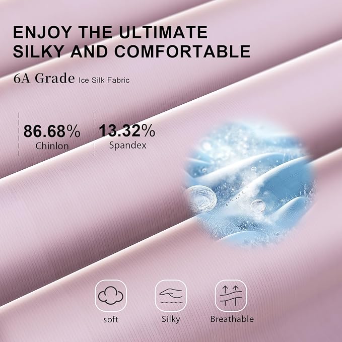 LC-dolida Sleep Mask with Bluetooth Headphones, Ice Silk Sleep Headphones with - Image 9
