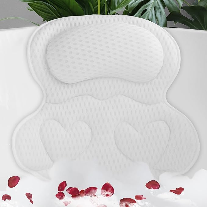 Bath Pillows for Tub Luxury, Bath Pillow for Head and Neck, Fit Bathtub Hot Tub - Image 7