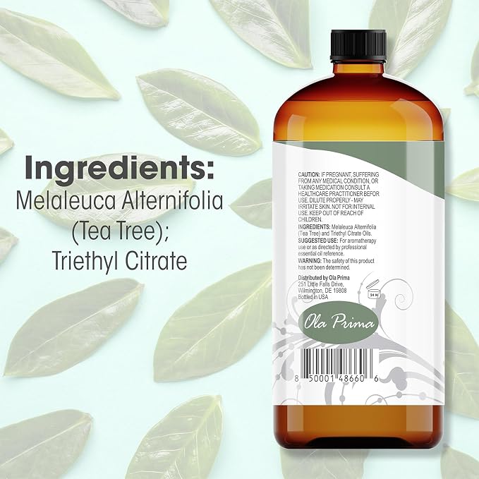 Ola Prima 16oz Tea Tree Essential Oil – Therapeutic Grade Bulk - Image 2