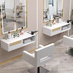 OmySalon Wall Mount Salon Station, Hair Stylist Cabinet - Image 7