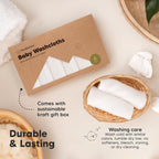 6-Pack Baby Washcloths – Soft Absorbent Viscose from Bamboo Washcloths - Image 7
