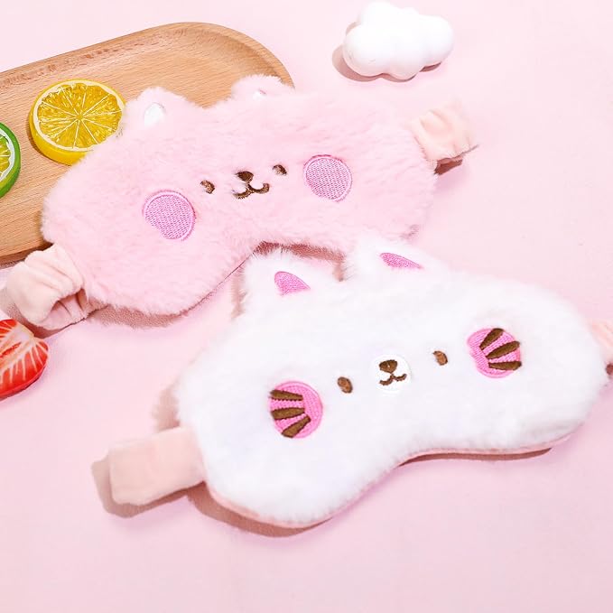 PERFECTSIGHT Sleep Eye Masks, Cute Sleep Eye Cover Lightweight Adjustable - Image 4