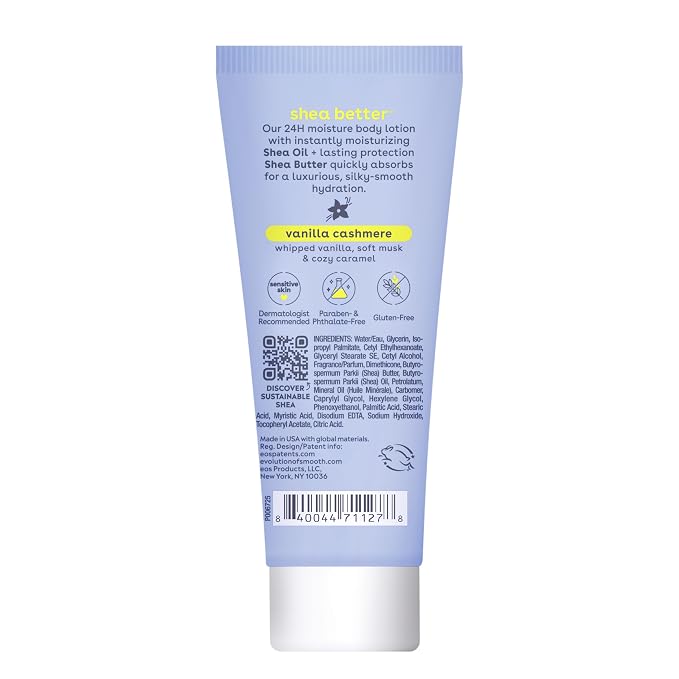eos 24H Moisture Travel Body Lotion- Vanilla Cashmere, Travel Size Essential - Image 7