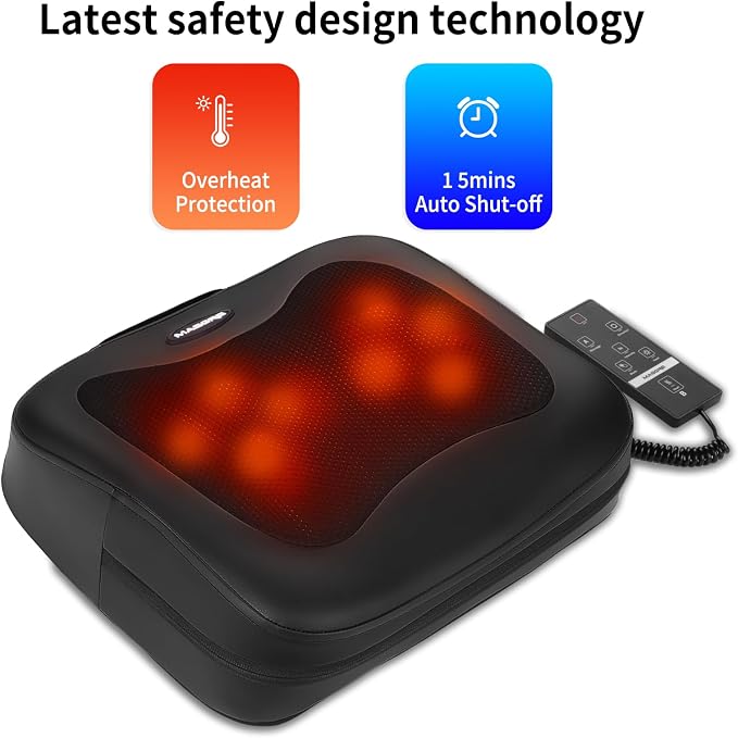 2 in 1 Back Massager and Lumbar Support Pillow - Image 9
