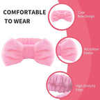 WSYUB Pink Spa Headband and Wristband Set - Image 5
