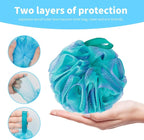 BCKENEY Bath Loofah Shower Sponge Body Back Scrubber Soft Mesh Shower Puffs - Image 8