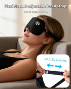 Heated Eye Mask FSA- HSA Eligible Cordless Pure Mulberry Silk Eye Mask - Image 6