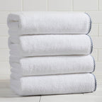Great Bay Home Blue/White Bath Towel Set by GreatBayHome
