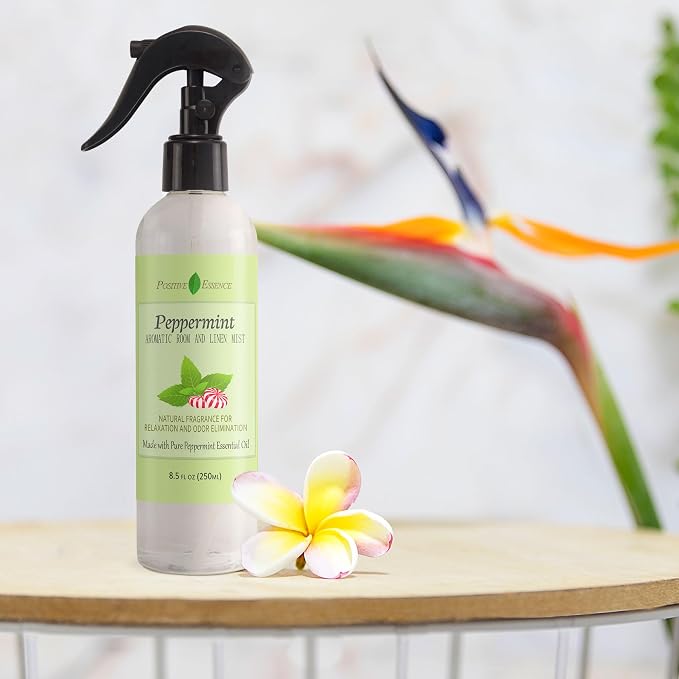 Peppermint Linen and Room Spray, Natural Aromatic Mist Made - Image 3