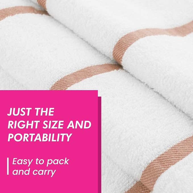 CASA COPENHAGEN Cabana Pool 2Pcs 100% Egyptian Cotton XL Designer Bathsheet - Image 5