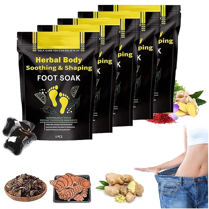 25Pcs Herbal Detox Cleansing Foot Soak Beads, Herbal Detox and Shaping Foot by Whycalon
